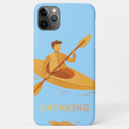 Kanufahren Case-Mate iPhone Hülle (Rückseite)
