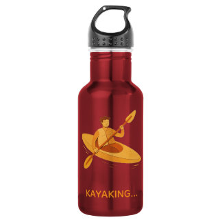 Kanufahren Edelstahlflasche