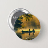 Kanufahren in einem Fluss Button (Vorne & Hinten)
