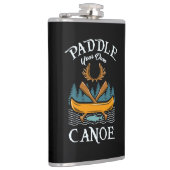 Kanufahren - Paddeln Sie Ihre eigene Kanufahrt Flachmann (Rechts)