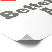 Kanufahren Poster (Ecke)