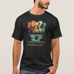 Kanufahren Retro T-Shirt
