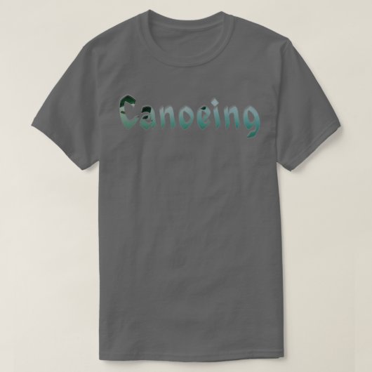 Kanufahren T-Shirt (Design vorne)