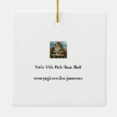 Kanufahren, Wandern, Tauchen Keramikornament (Rückseite)