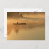 Kanufahrer, Algonguin Park, Ontario, Kanada. Postkarte (Vorne/Hinten)