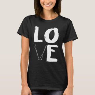Kanufahrer Liebe Paddle Paddling Kanu Kanufahren T-Shirt