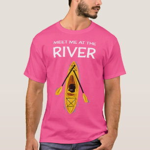 Kanufahrer Paddel Wassersport Ruderer T-Shirt