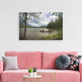 Kanufahrt auf dem Honeymoon-See Leinwanddruck (Insitu (Wohnzimmer))