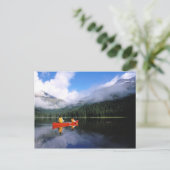 Kanufahrt auf der internationalen Selkirk Loop Postkarte (Stehend Vorderseite)