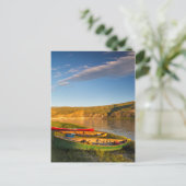 Kanufahrt entlang der weißen Klippen von Missouri Postkarte (Stehend Vorderseite)