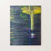 Kanufahrt in Quebec Kanada. Puzzle (Vertikal)