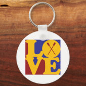 Kanufahrt-Liebe Schlüsselanhänger (Vorderseite)