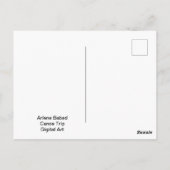 Kanufahrt, Postkarte (Rückseite)