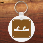 Kanufahrt Schlüsselanhänger (Vorderseite)