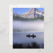 Kanufischerei Wasservogelsee, Banff National Postkarte (Vorne/Hinten)
