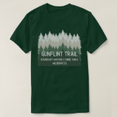 Kanugebiet des Gunflint Trail Boundary Waters T-Shirt (Design vorne)