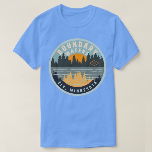 Kanugebiet, Ely, Minnesota T-Shirt (Design vorne)