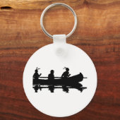 Kanuische Silhouette Schlüsselanhänger (Vorderseite)