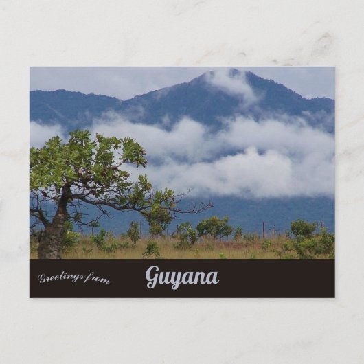 Kanuku Mountains As Seen From Lethem Guyana Postkarte (Vorderseite)