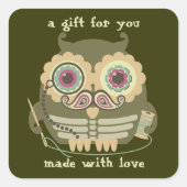 Kanüle Quadratischer Aufkleber (Vorderseite)