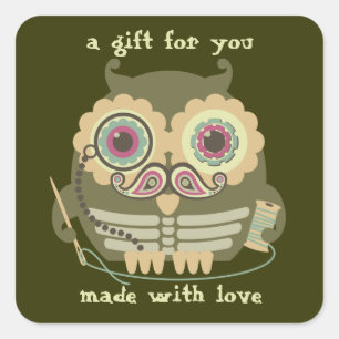 Kanüle Quadratischer Aufkleber