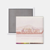 Kanupiloten von Einheimischen aus Neuseeland Magnet (Vorderseite/Rückseite)