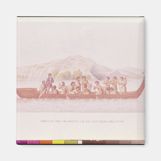 Kanupiloten von Einheimischen aus Neuseeland Magnet (Vorne)