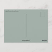 Kanus am Lake Louise Alberta Kanada Postkarte (Rückseite)