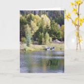 Kanus auf dem Vatertag des Berges Karte (Gelbe Blume)