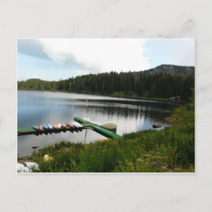 Kanus auf See 2 Postkarte