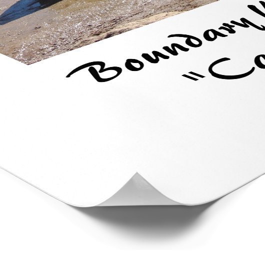 Kanus bei Portage-BWCA Poster (Ecke)