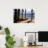 Kanus im Bereitschaftszustand Poster (Heimbüro)