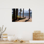 Kanus im Bereitschaftszustand Poster (Küche)