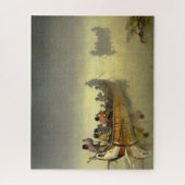 Kanus in Nebel, Lake Superior von F. A. Hopkins Puzzle (Vertikal)