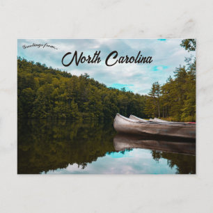 Kanus in North Carolina Postkarte