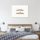 Kanus, Oonalashka, Alaska Leinwanddruck (Insitu (Schlafzimmer))