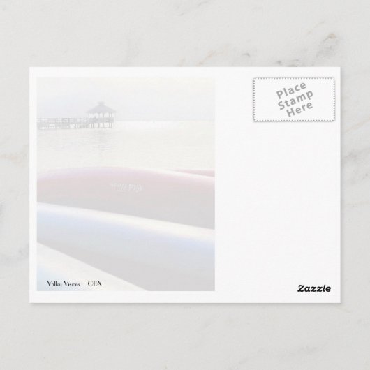 Kanus Postkarte (Rückseite)