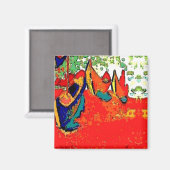 Kanus und Boote Magnet (Vorderseite/Rückseite)