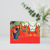 Kanus und Boote Postkarte (Stehend Vorderseite)