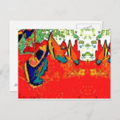 Kanus und Boote Postkarte (Vorne/Hinten)