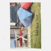 Kanus und Kajaks von Shirley Taylor Geschirrtuch (Vertikal)