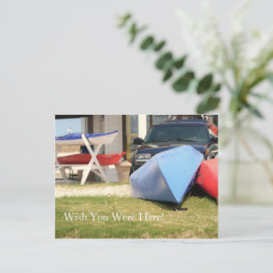 Kanus und Kajaks von Shirley Taylor Postkarte