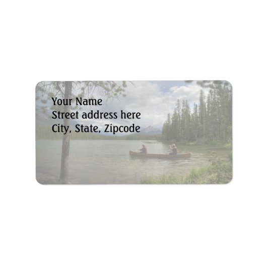 Kanusee Adressaufkleber (Vorne)