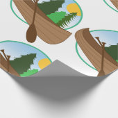 Kanuzirkel Geschenkpapier (Ecke)