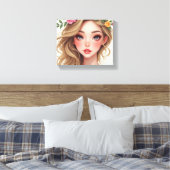 Kanvas (C.C.) Leinwanddruck (Insitu (Schlafzimmer))