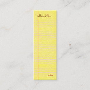 Kanzleibogenblock Mini Visitenkarte