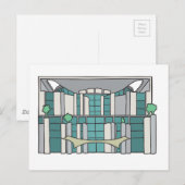 Kanzleramt in Berlin Postkarte (Vorne/Hinten)
