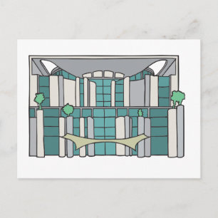 Kanzleramt in Berlin Postkarte