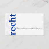 Kanzlerin, die Karte blau besucht (Rückseite)