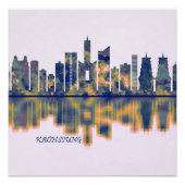 Kaohsiung City Skyline Poster (Vorderseite)